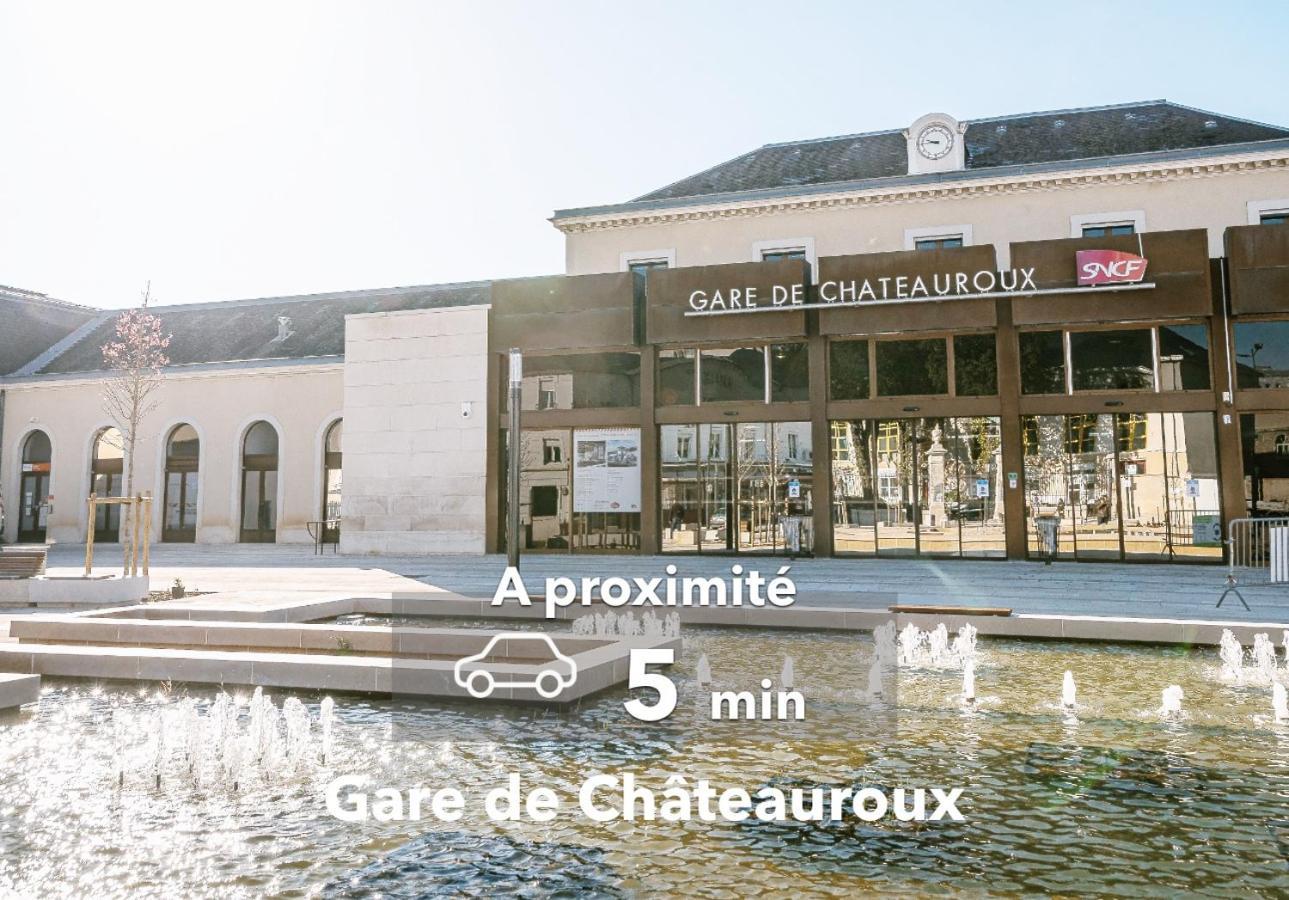 Apartamento Le Haussmann ⸱ Stationnement Gratuit ⸱ Fibre Déols Exterior foto